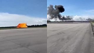 Poľské lietadlo M-346 sa zrútilo, počas prípravy na prehliadku pilot neprežil.
