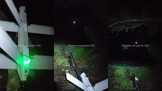 Nočný štart kamikadze dronu ZALA Lancet