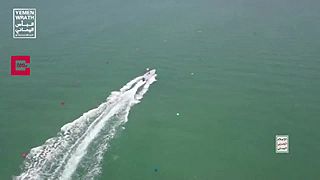 Útok Húsiov na tanker TRANSWORLD Navigator pomocou námorného dronu Tufan-1.