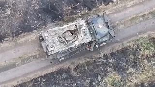 Nepodarený útok Ukrajincov na americkom MRAP vozidle International M1224 MaxxPro