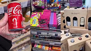Sankcionované produkty v ruských supermarketoch Azbuka Vkusa