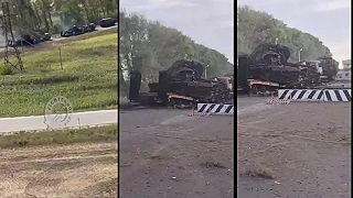 Ruské T-62 zhoreli než stihli naštartovať motor