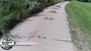 PO KENDICIACH NA BICYKLI: Bučinová dolina