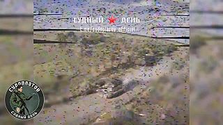 Ďalší americký tank M1A1 SA Abrams dostal výprask od lacných ruských dronov