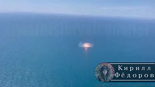 Su-24 likviduje ukrajinský námorný dron