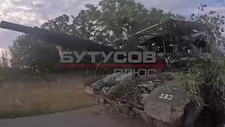 Trofej v podobe T-80BVM s plnou nádržou a muníciou