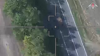 Predčasne ukončený výlet amerického obrneného transportéru M1126 Stryker v Rusku