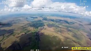 Lov ruských UAV prieskumných dronov