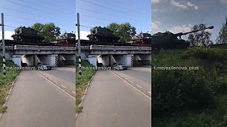 Presun väčšieho počtu húfnic 2S19 Msta-S na front
