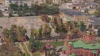 Vovčansk po príchode "Ruského Miru"