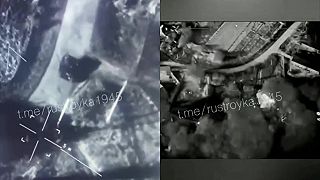 Ruský bojový dron Orion zničil ukrajinský invázny tank T-64BV