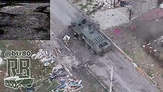 Prepadnutie ukrajinského BTR-70