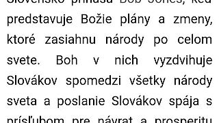 Proroctvo pre Slovensko