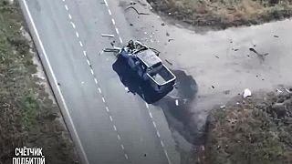 Takmer 50 kusov zničenej ukrajinskej vojenskej techniky v okolí mesta Korenevo