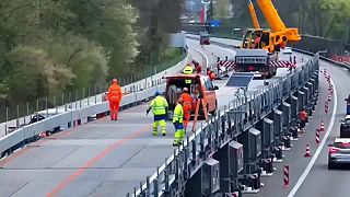 Mobilný most ASTRA bridge zo Švajčiarska umožňuje práce na ceste bez zdržania