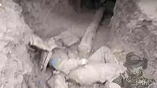 Ruskí výsadkári zverejnili video z obsadenej Ukrajinskej pozície v Kursku