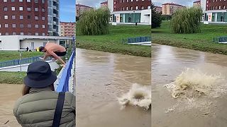 Čech využil povodne na rekreáciu, z mosta skočil do rýchlej vody