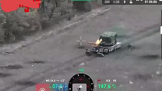 Vodič tanku náhle opustil svoj stroj