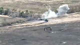 T-64 vs MT-LB a 125mm granát