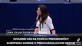 Odvážna Poľka výstižne o Leyenovej