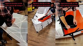 Moderní přenosný kajak