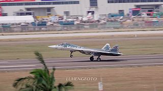 Su-57 popiera zákony gravitácie počas ZhuHai Airshow 2024