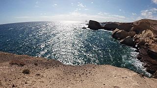 Erozívne horninové formácie v okolí obce Arico - Tenerife