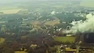 Pohlad z dronu na útok rakiet Storm Shadow v Kurskej oblasti