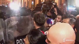 Gruzínci pozdravujú Putina