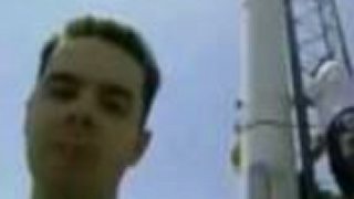 Výbuch mini rakety