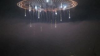 Krásná show se stovkami dronů se konala v Liuyang v Číně