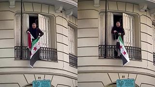Vyvesenie vlajky opozičných povstalcov ( včera ISIS) v Španielsku