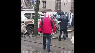 Atentát na kolaboranta Sergeja Evsukova (mäsiar z Olenivky) #02