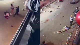 Telá ležiace na zemi po útoku autom v New Orleans v USA