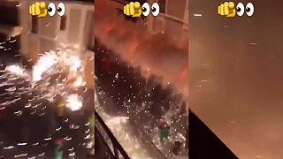 Unikátna pyro show na ulici