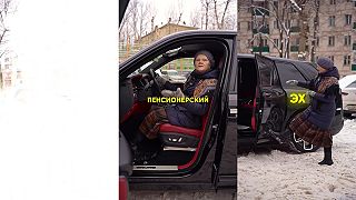 Ruská babuška ukázala novú mašinu