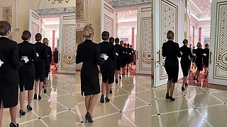 Servírovanie čaju u Lukašenka