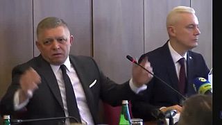 Róbert Fico na tlačovej konferencii