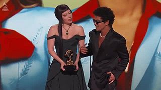 LADY GAGA & BRUNO MARS Win BEST POP DUO/GROUP PERFORMANCE | 2025 GRAMMYs