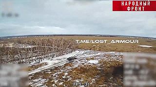 Britský tank Challenger 2 so systémom REB v Rusku