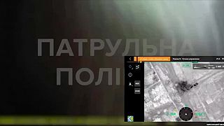 Ukrajinský vojak zachytil moment dopadu granátu zhodeného z dronu