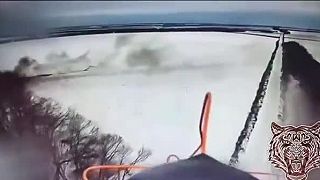 Ruské drony našli ukrajinský raketomet BM-27 Uragan