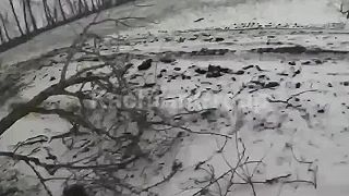 Zničenie ukrajinského FPV dronu tesne pred zásahom