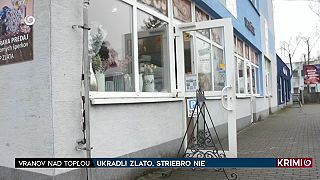 Lupiči vykradli zlatníctvo (Vranov nad Topľou)