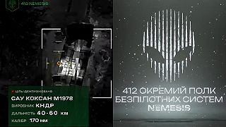 Prvý zničený severokórejský 170mm Koksan