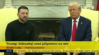 USA Roztržka mezi Trumpem a Zelenským Trump
