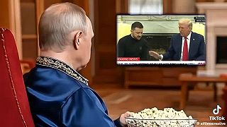 Uniknutá videonahrávka z Kremlu z 28.2.2025