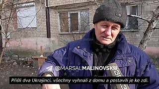 Nacisti z AFU vraždia civilistov.