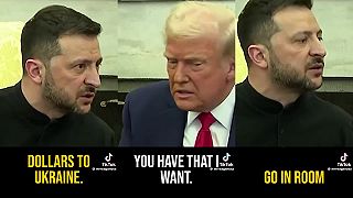 Trump a Zelensky reálna hádka