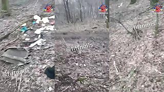 18+ (drsné) Zničená pozícia ukrajincov video 1